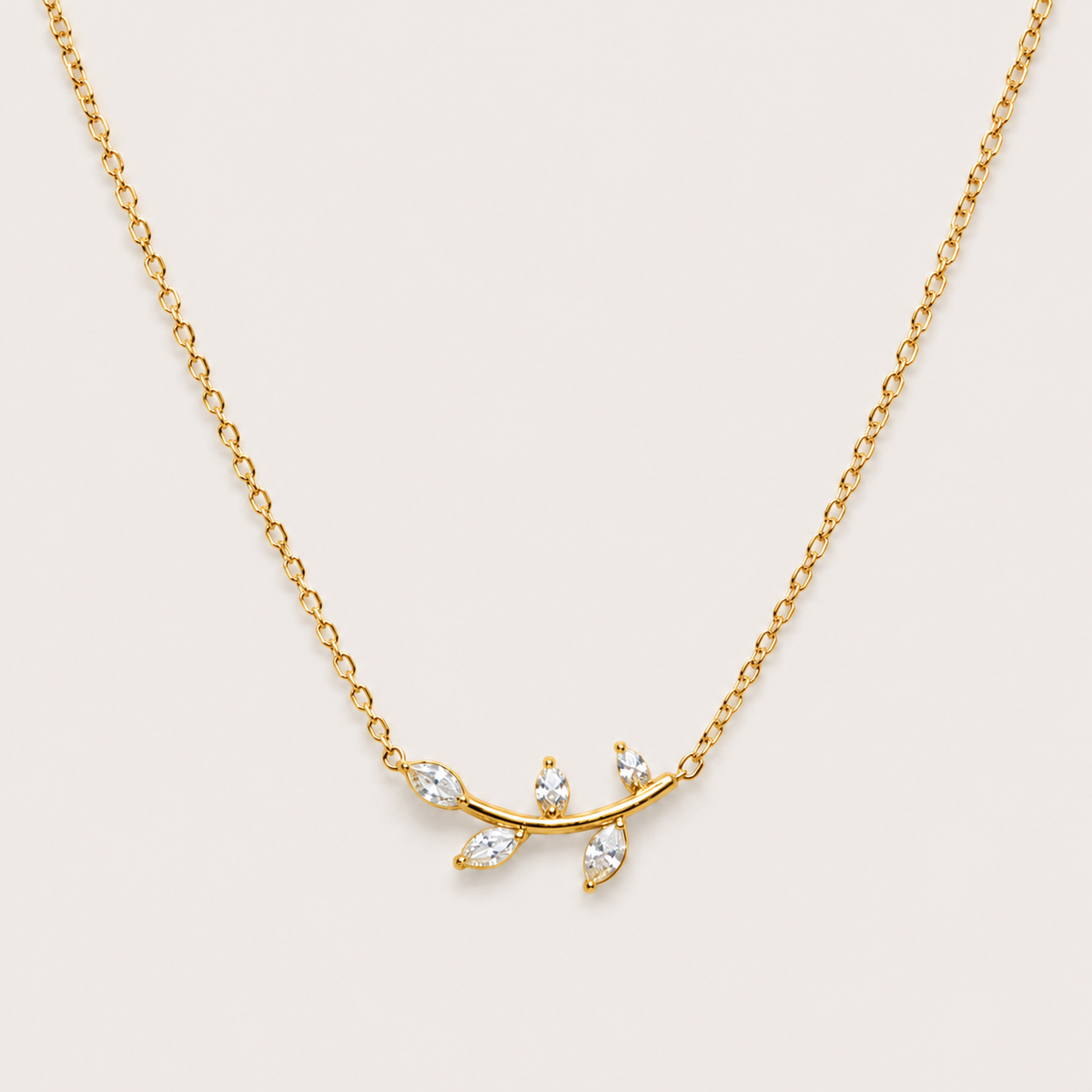 Valencia Necklace in gold