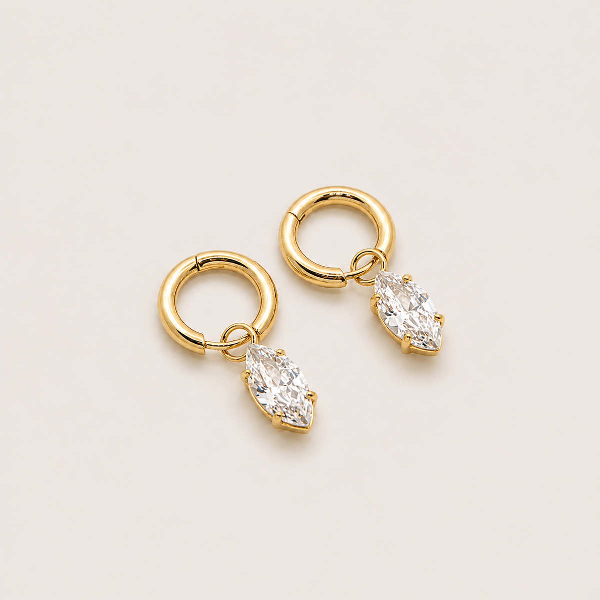 Corsica Huggies in gold