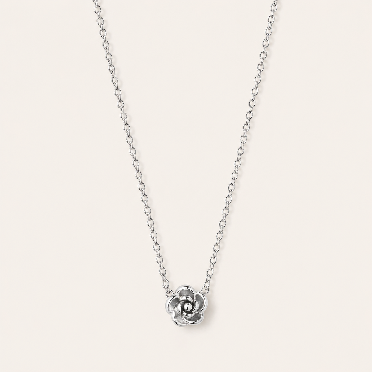 Plumaria Necklace in silver