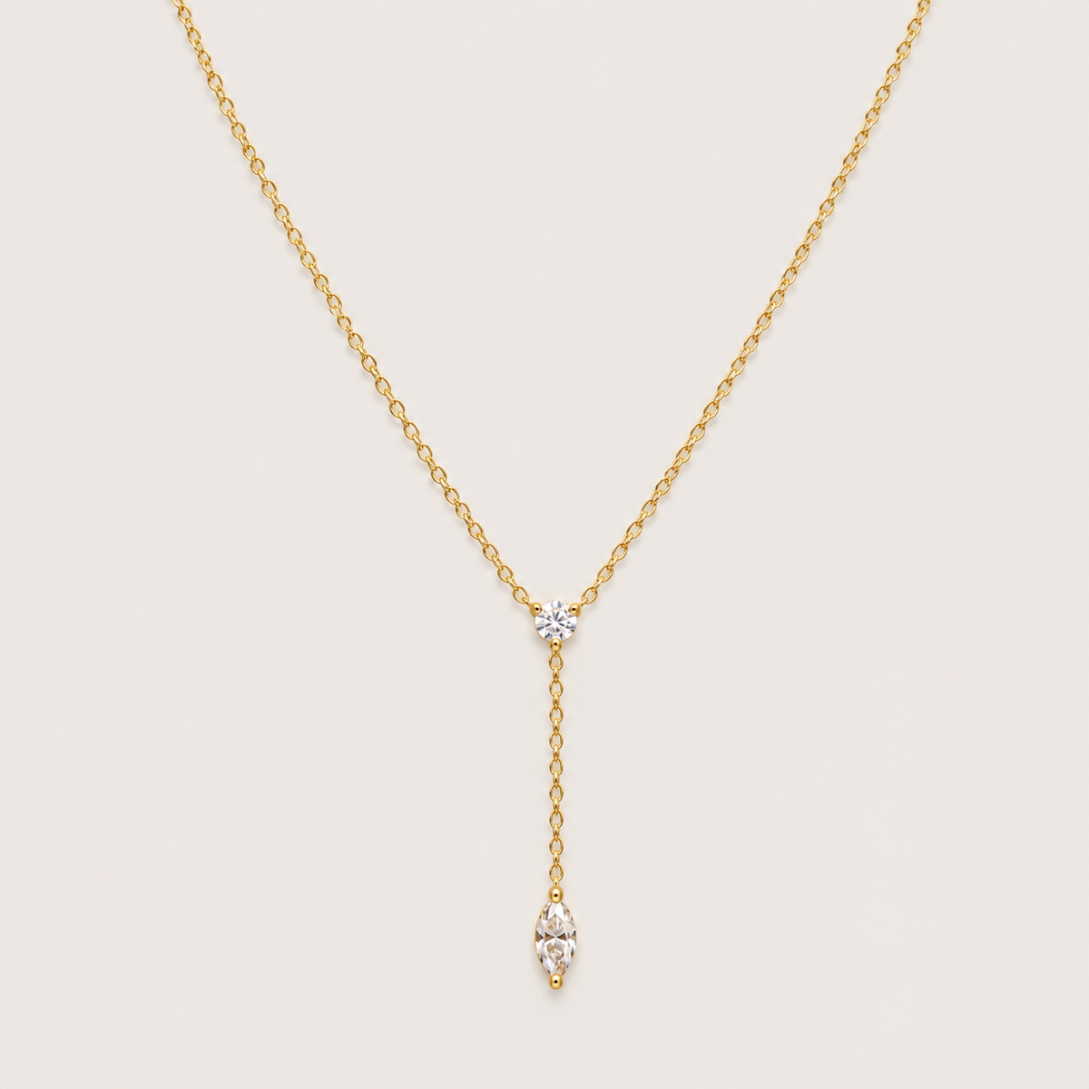 Tropical Dawn Necklace in gold