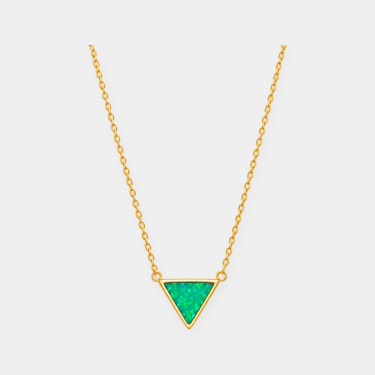 Fuji Necklace in gold