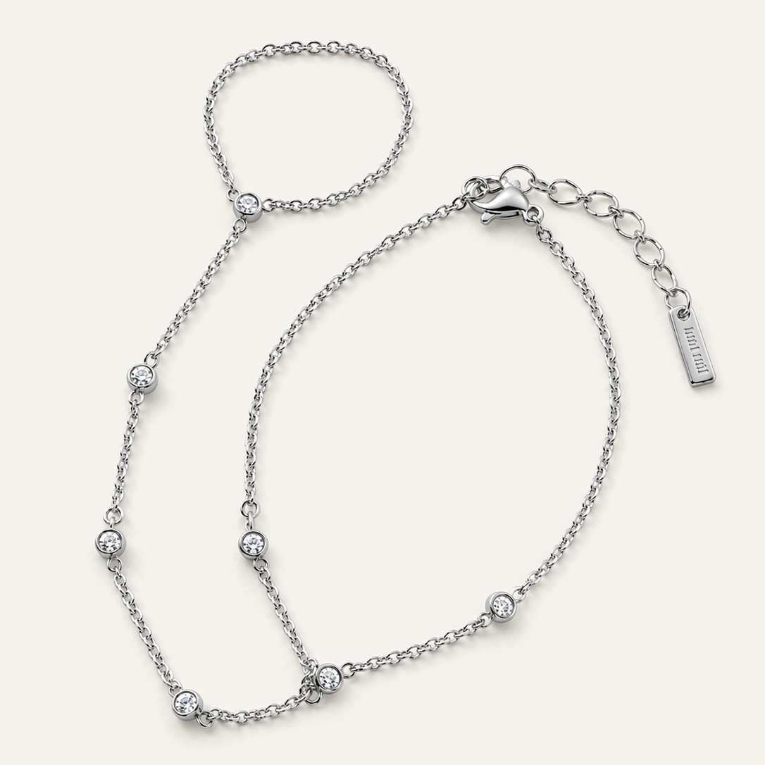 Arielle Spark HandChain in silver