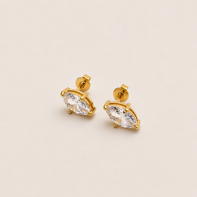 Bella Mare Studs in gold