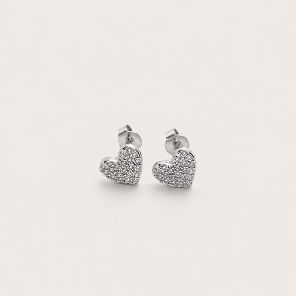 Capri Heart Studs