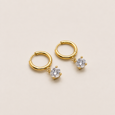 Azure Coast Huggies in gold