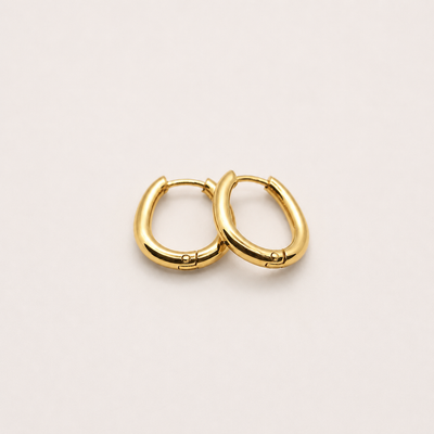 Mirelle Hoop Earrings in gold