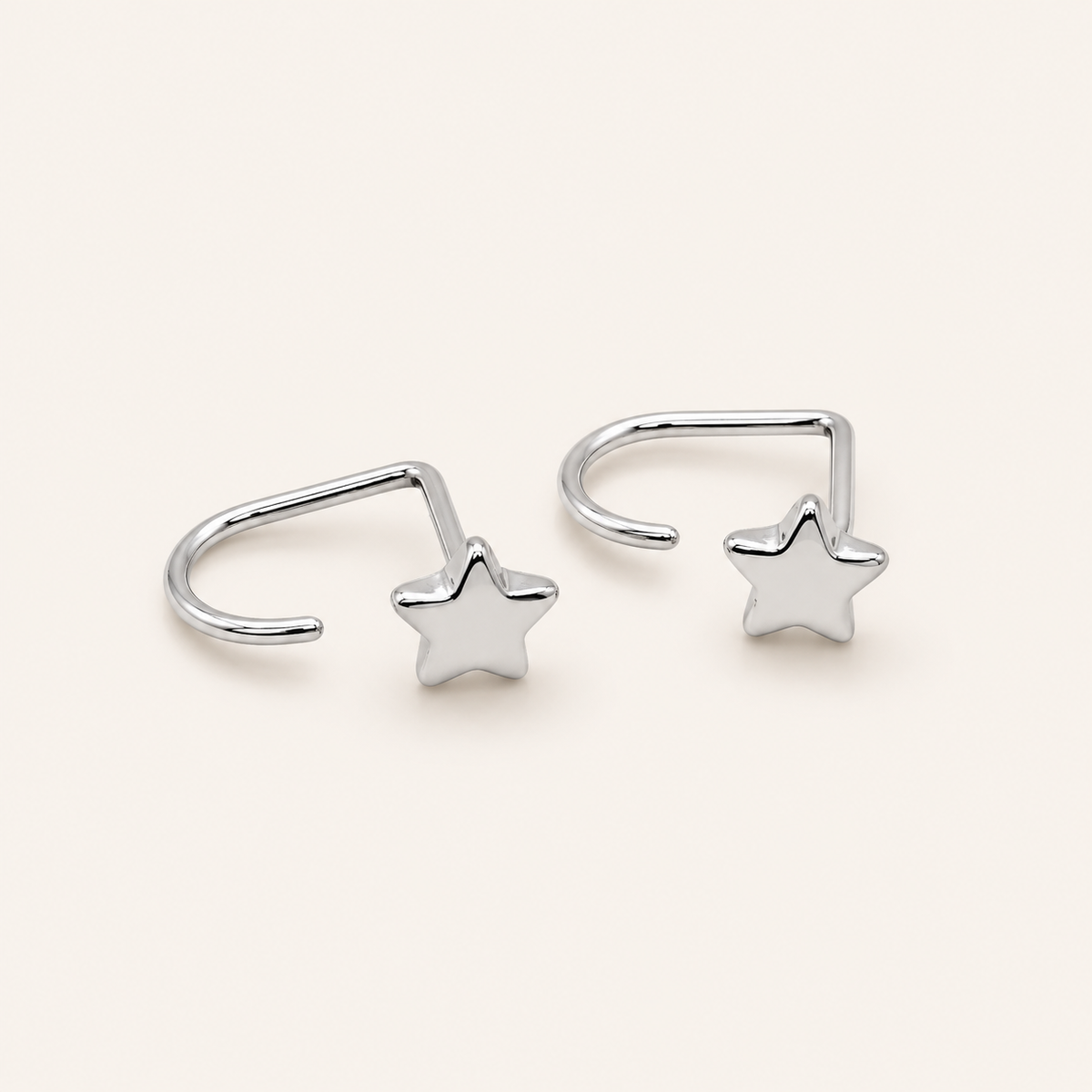 Gold Star Comfort Earrings