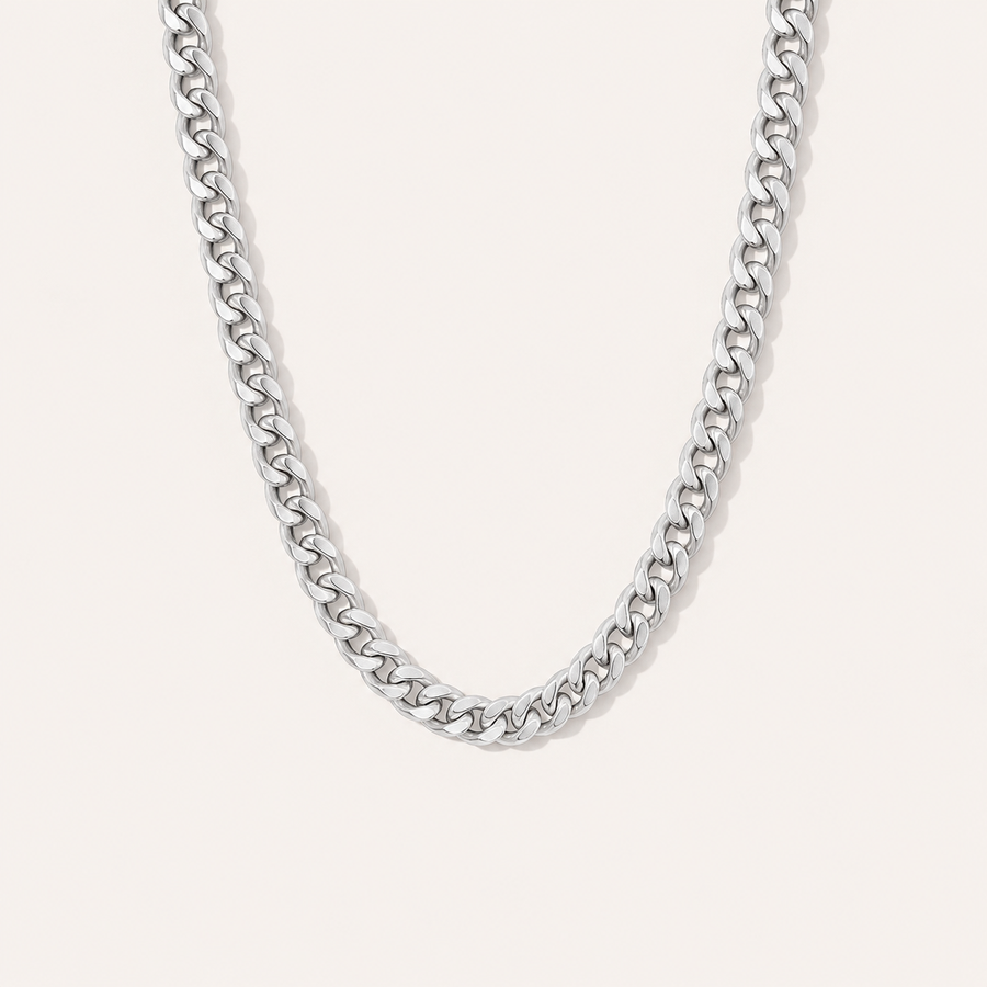Havana Link Necklace in silver