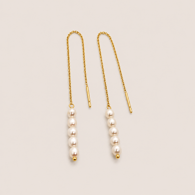 Lucia Threaders in gold