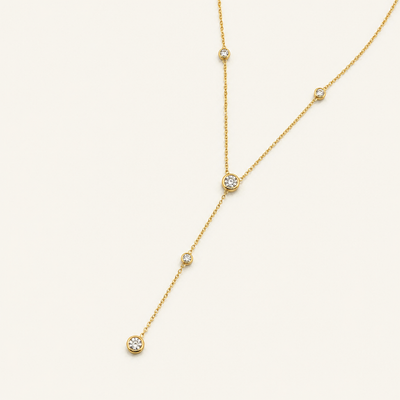 Milky Way Necklace in gold