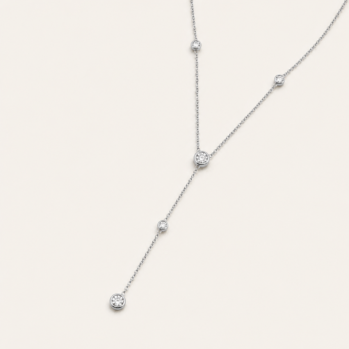 Milky Way Necklace in silver
