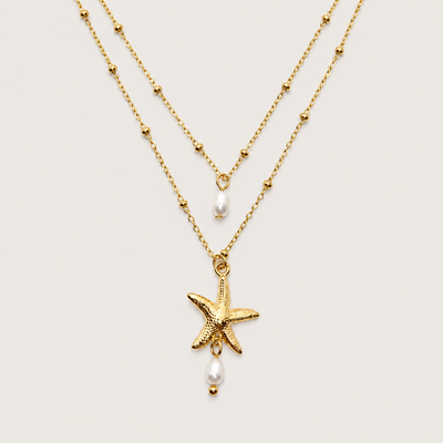 Nerina Necklace in gold