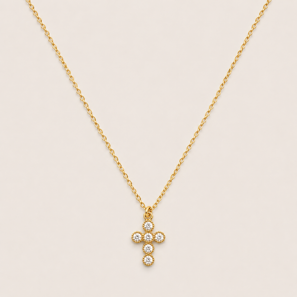Ocean Cross Necklace