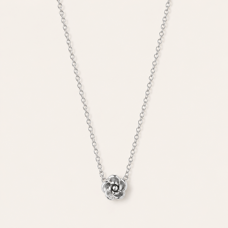 Plumaria Necklace in silver