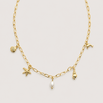 Sandy Cove Necklace in gold