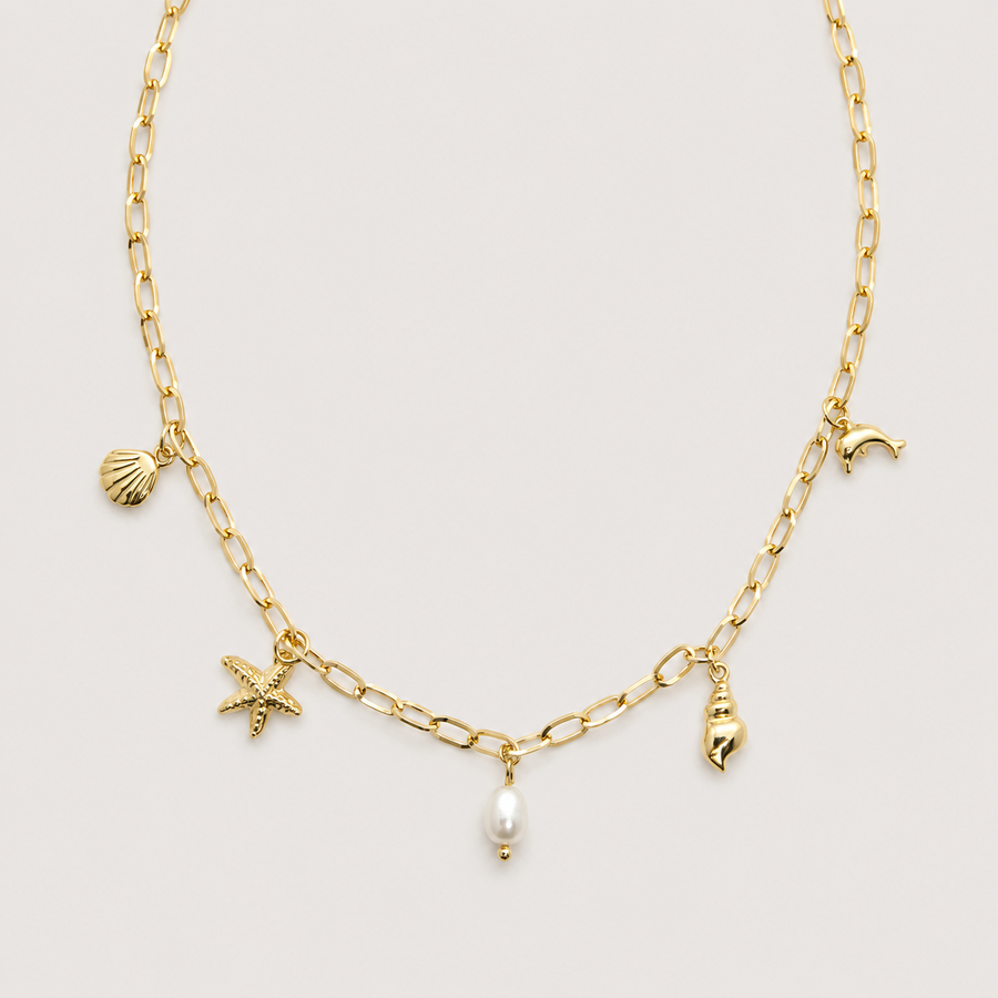 Sandy Cove Necklace in gold