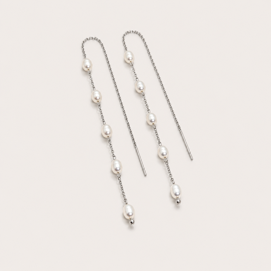Shoreline Threaders in silver