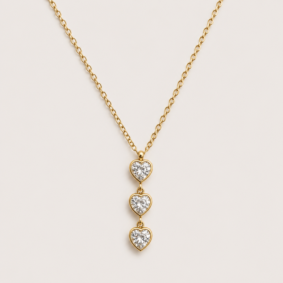 Tiare Necklace in gold