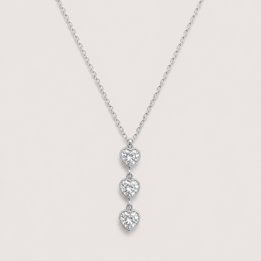 Tiare Necklace in silver