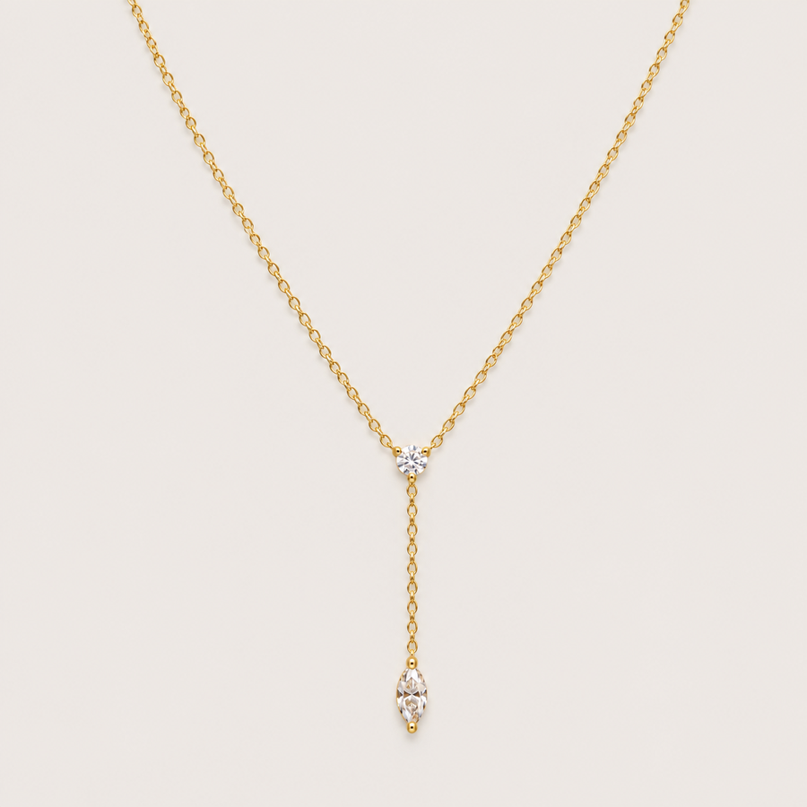 Tropical Dawn Necklace in gold