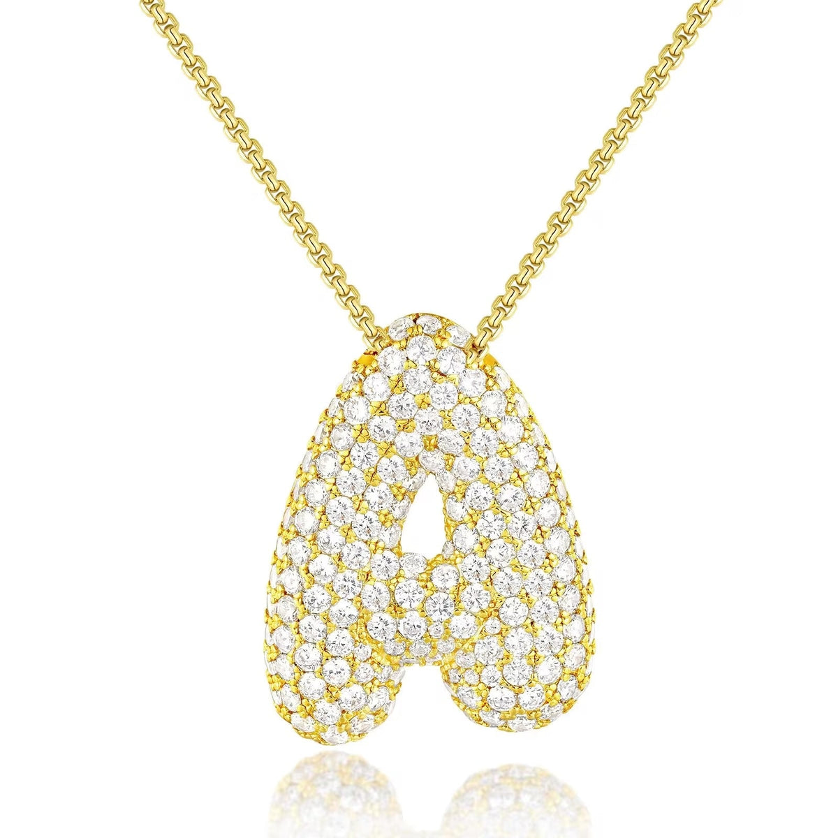 Hailey Bubble Initial Necklace – image 51 of 56