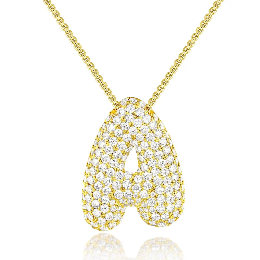 Hailey Bubble Initial Necklace – image 51 of 56