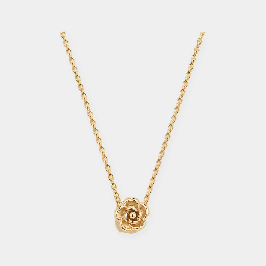 Plumaria Necklace in gold