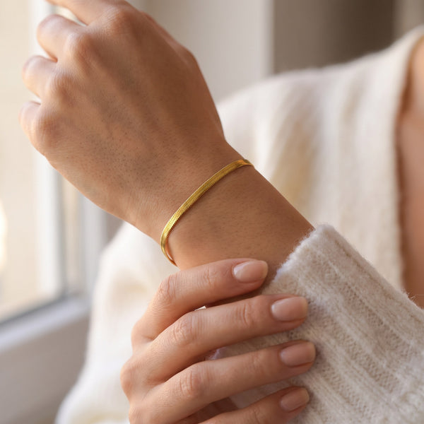 Chelsea Herringbone Bracelet