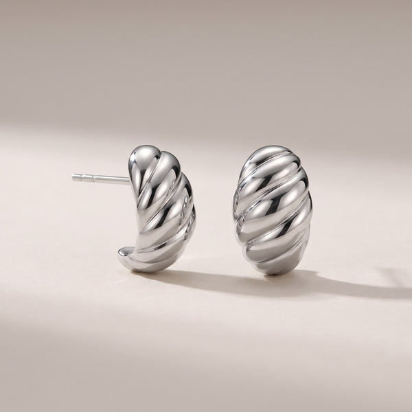 Croissant Huggie Earrings