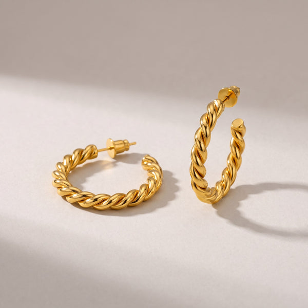 Pastry Hoop Earrings